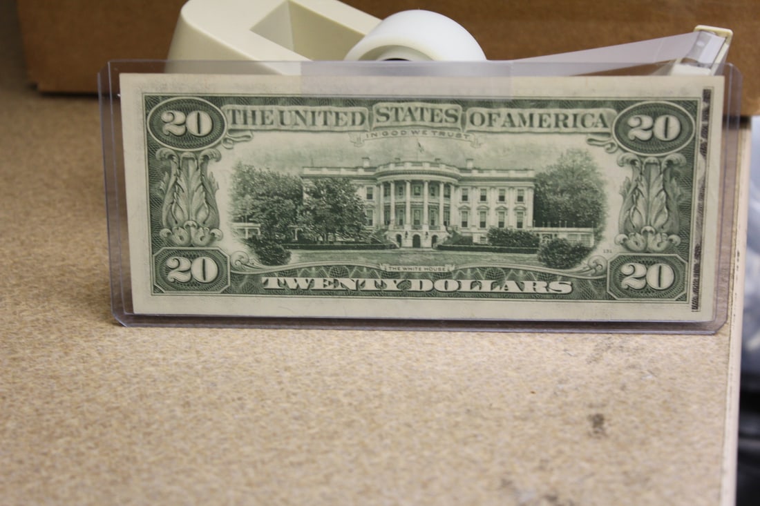 Mint Error $20.00 Note - 2