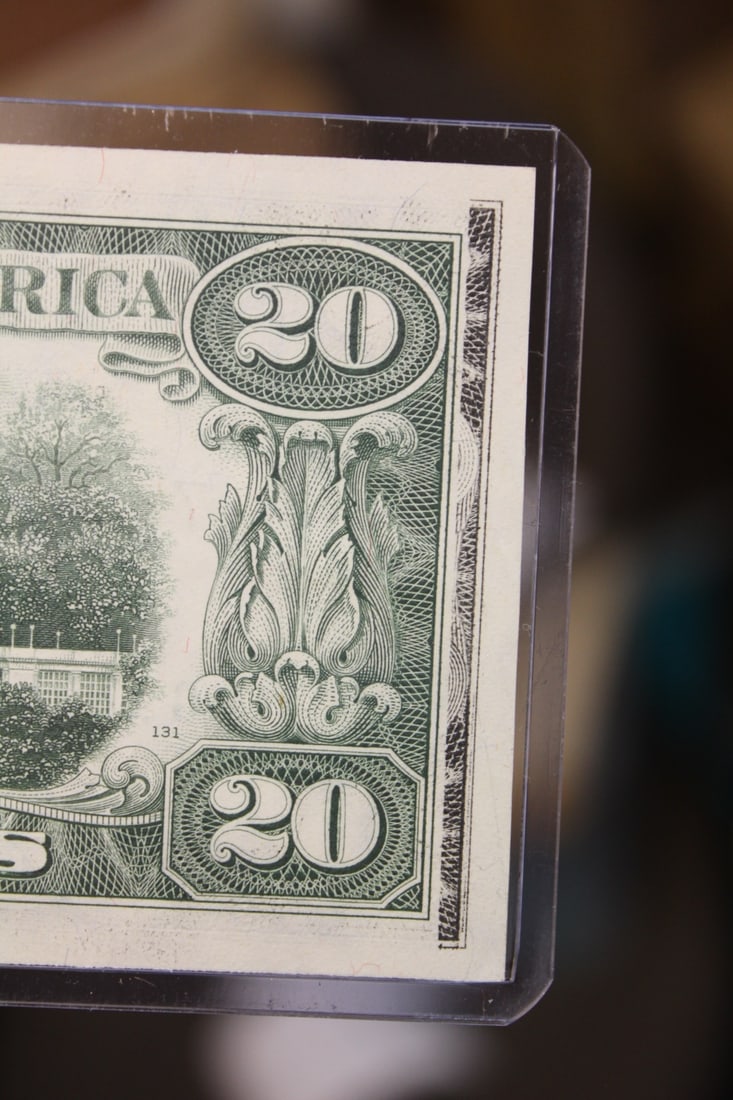 Mint Error $20.00 Note - 3