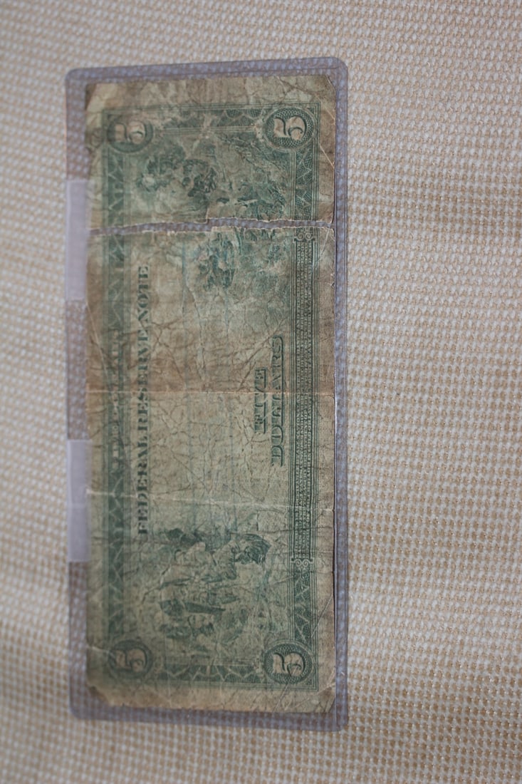 1913 $5.00 Large Note - 2