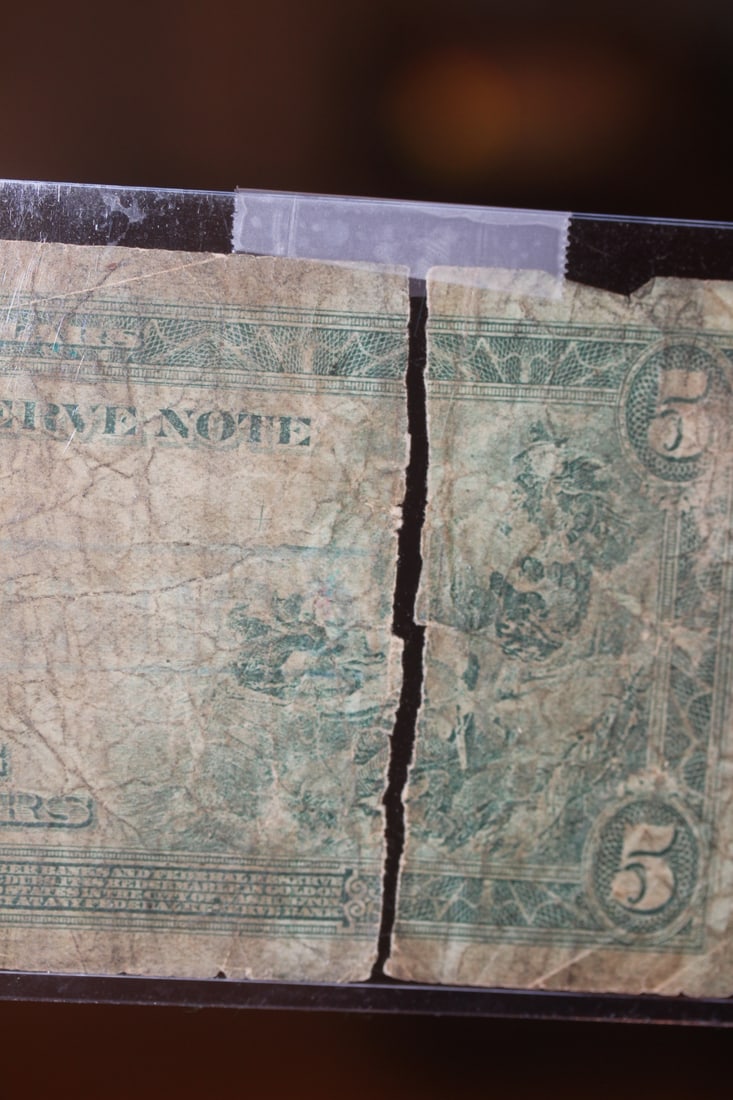 1913 $5.00 Large Note - 3