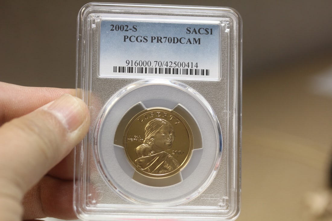 PCGS Graded 2002-S Dollar: PR70 DCAM