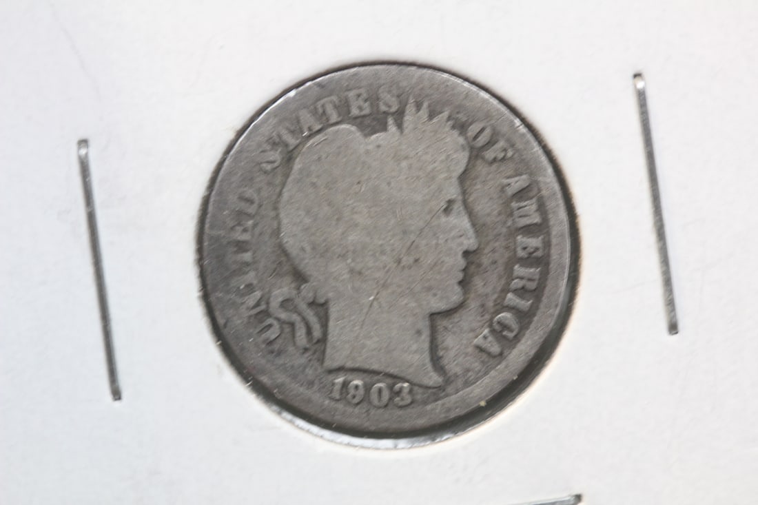 1903 Barber Silver Dime: as shown