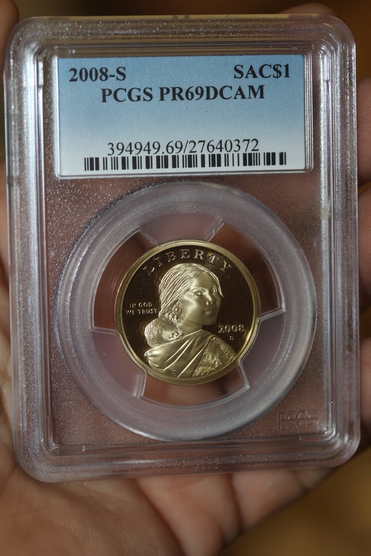 PCGS Graded 2008-S $1.00: PR69 DCAM