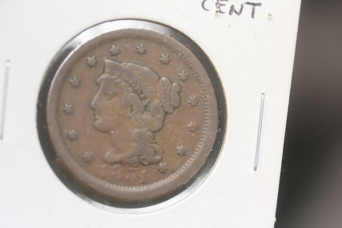 1851 Large Cent: as shown