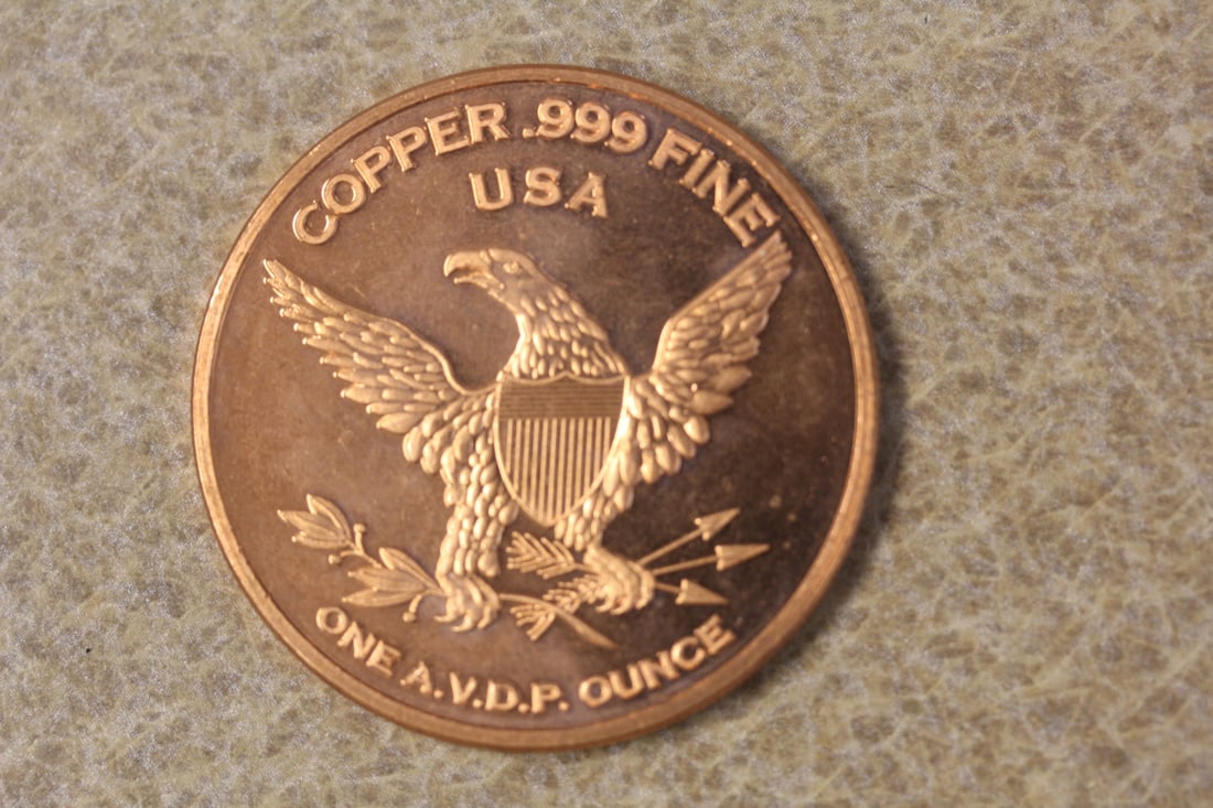 One Ounce Copper Round - 2