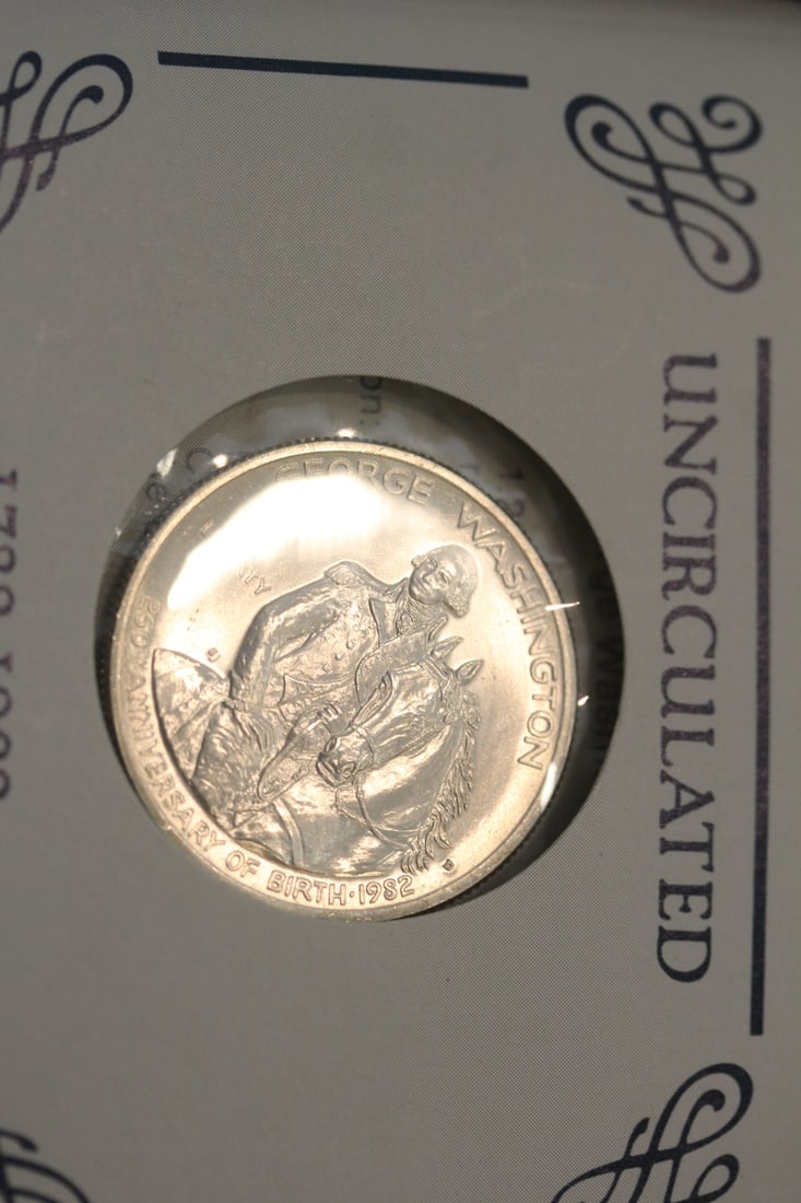 Uncirculated Washington Half Dollar: 90% silver