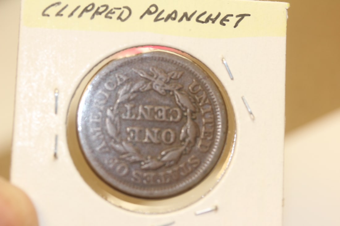 Mint Error 1852 Large Cent - 3