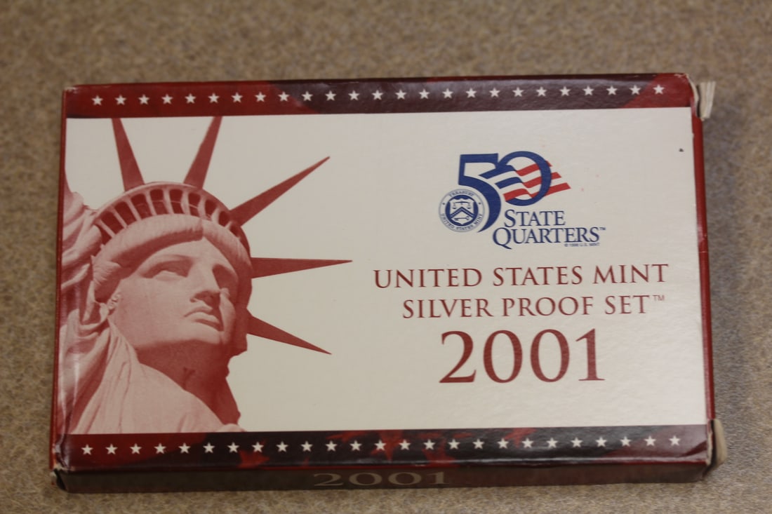 2001 US Mint Silver Proof Set: as shown