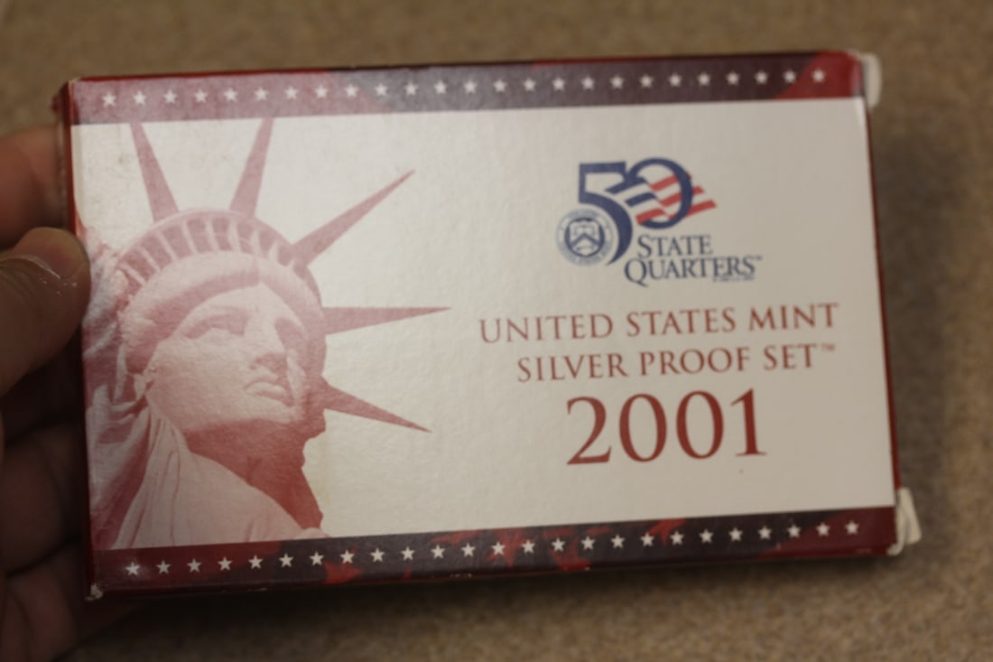 2001 US Mint Silver Proof Set: as shown