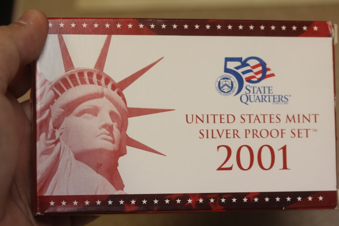2001 US Mint Silver Proof Set: as shown