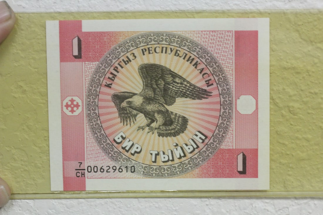 1993 Kyrgyzstan 1 Tyiyn Banknote: as shown