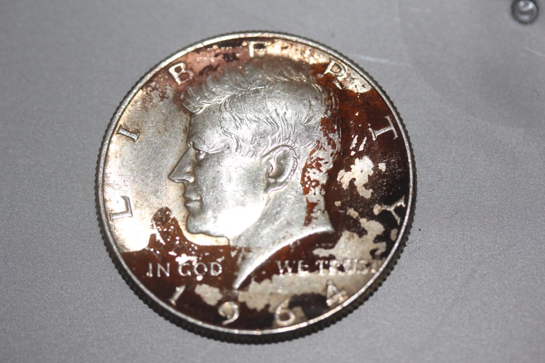 1964 Kennedy Silver Half Dollar: 40% silver