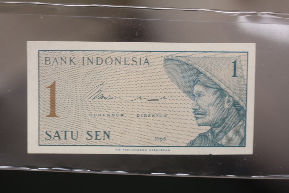 1964 Bank of Indonesia 1 Satu Note: uncirculated