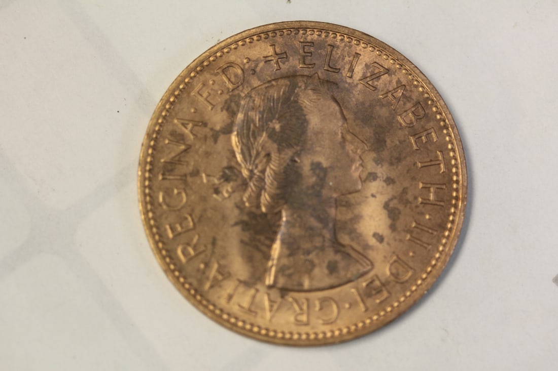 1967 Great Britain About uncirculated Penny: as shown