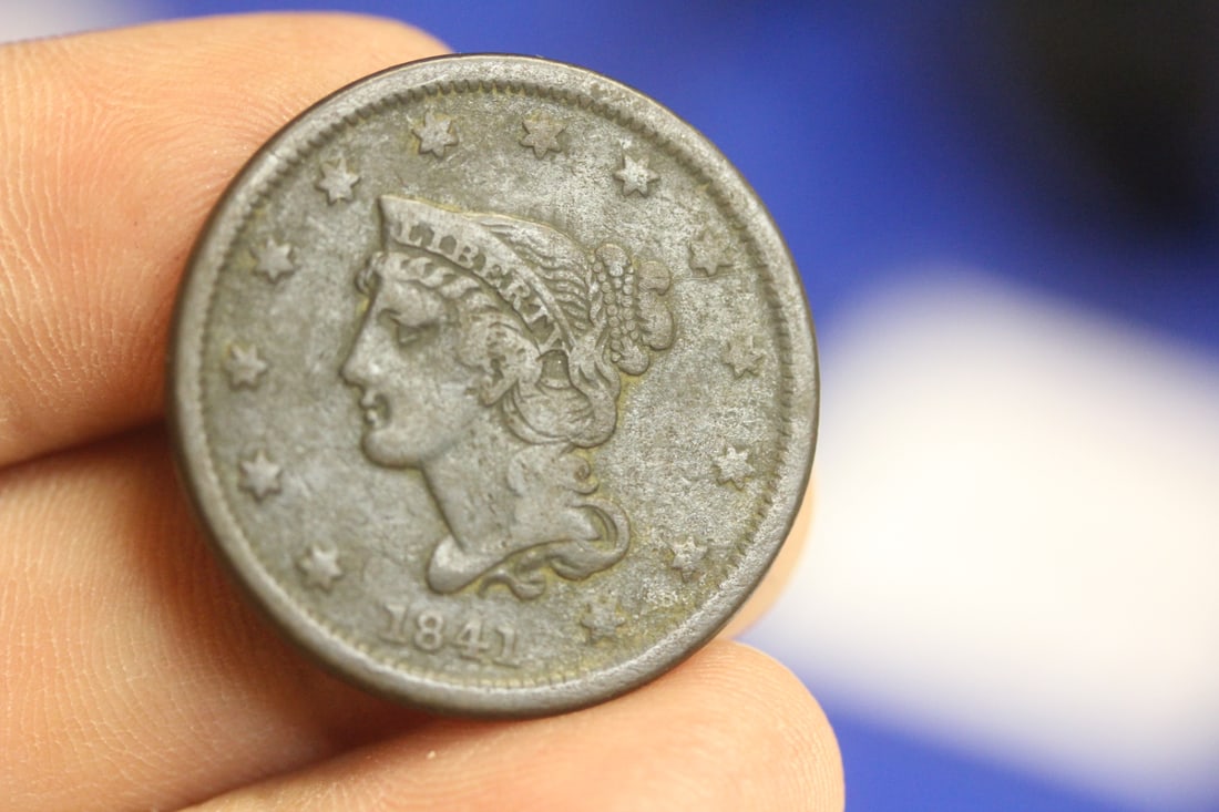 1841 Large Cent: as shown