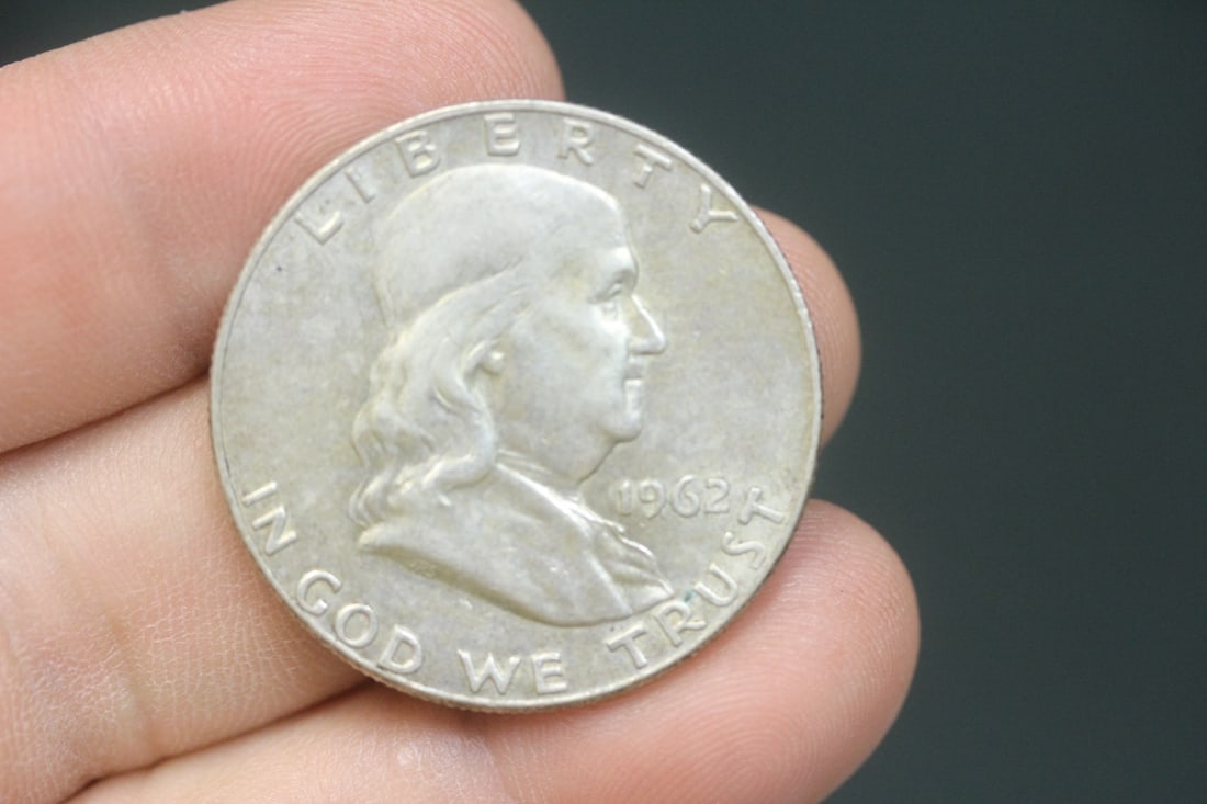 1962-D Franklin Half Dollar: 90% silver