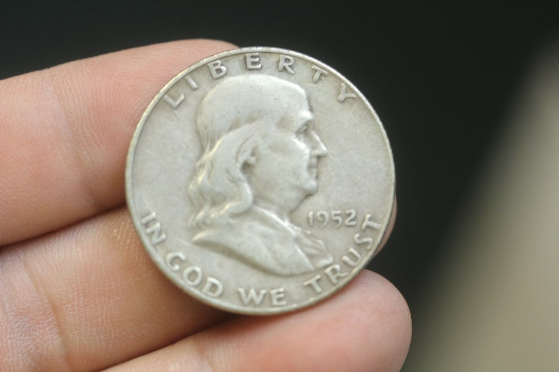 1952-D Franklin Half Dollar (1 of 3)