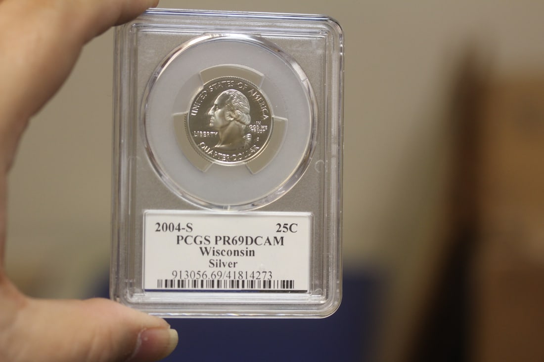 PCGS Graded Silver Quarter: PR69DCAM