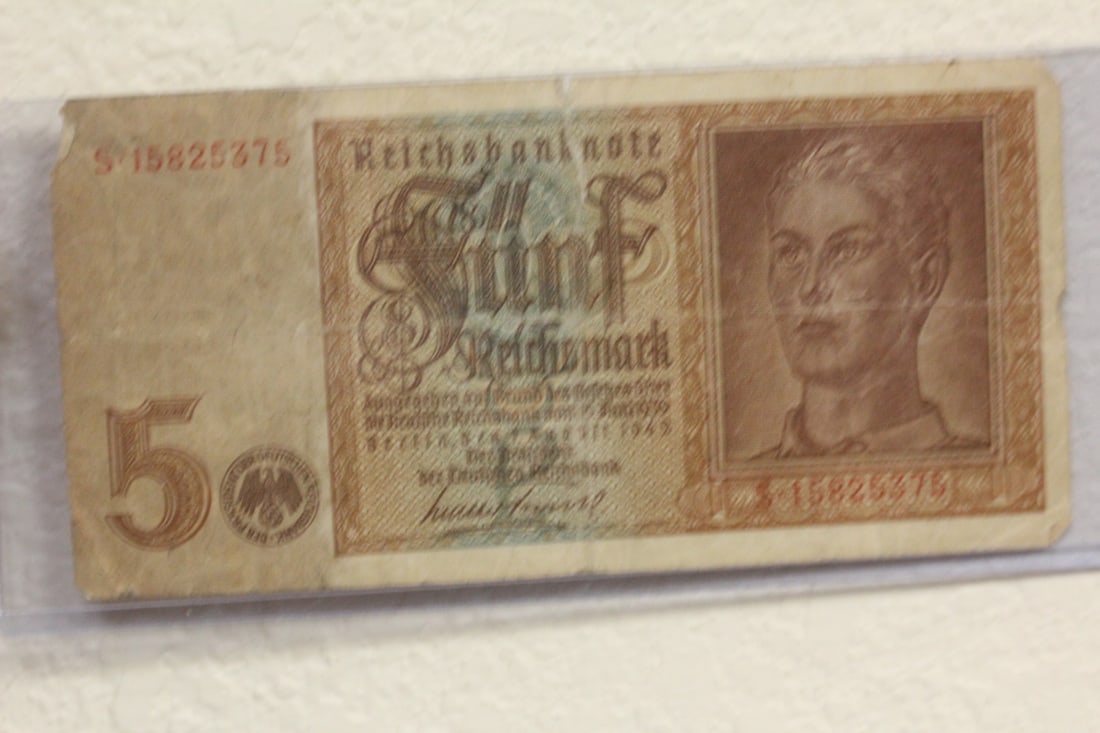 WWII Era 5 German Marks: as shown