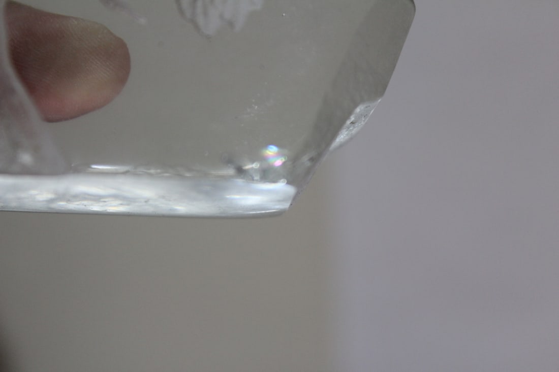 A Glass Eagle Paperweight - 3