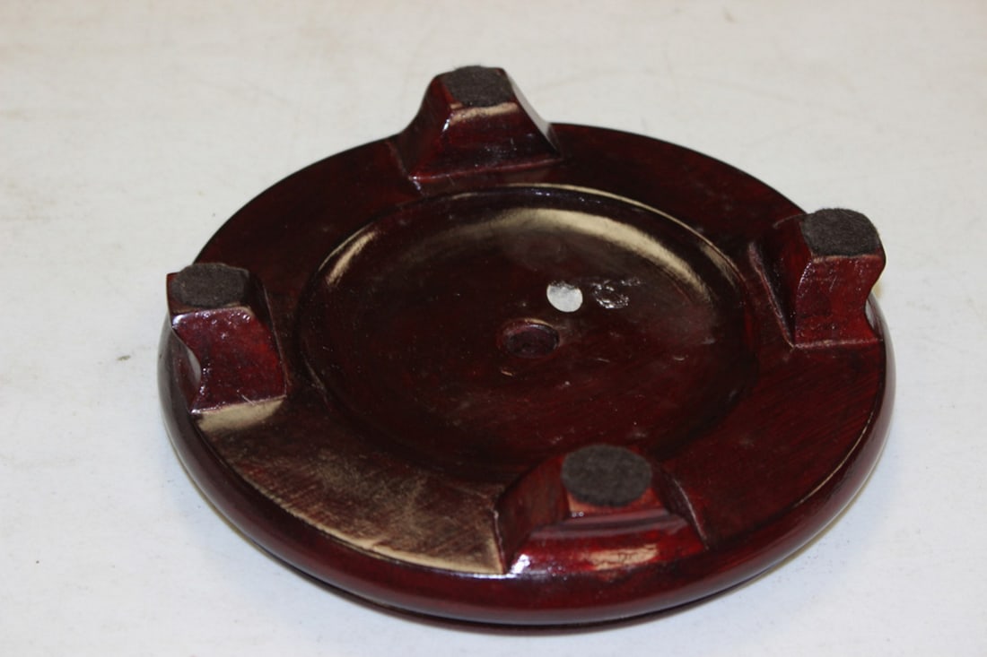 Round Wood Stand - 2