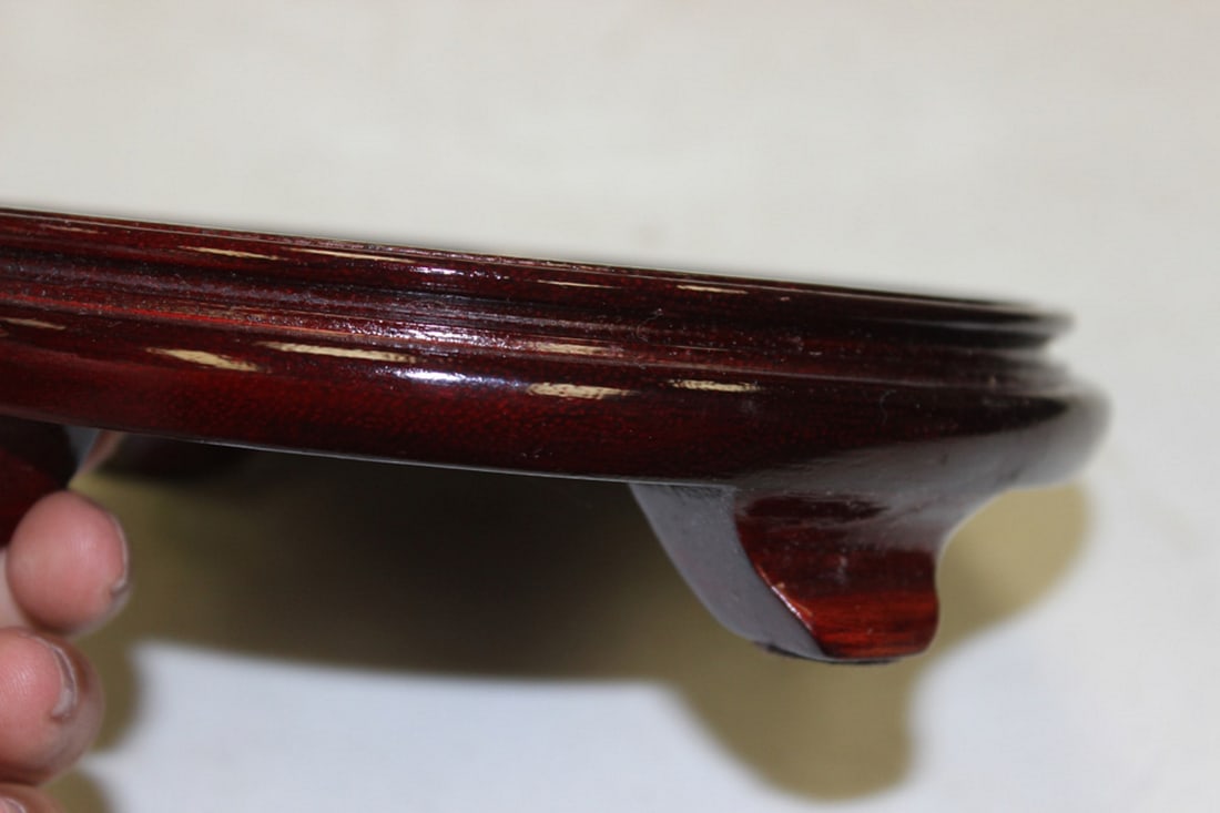 Round Wood Stand - 3