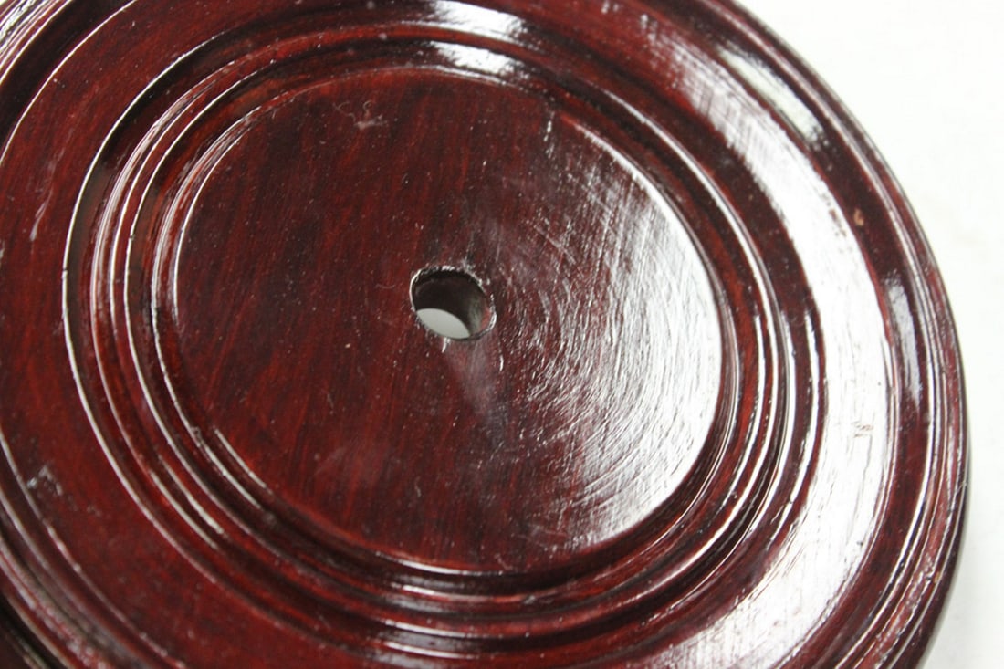 Round Wood Stand - 4
