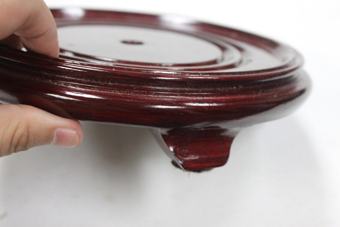 Round Wood Stand - 5