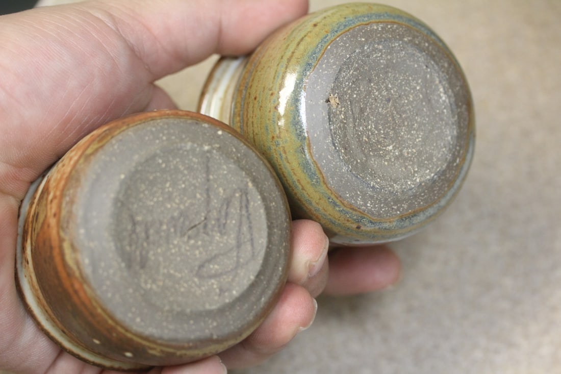 Two Art Pottery Cups - 5
