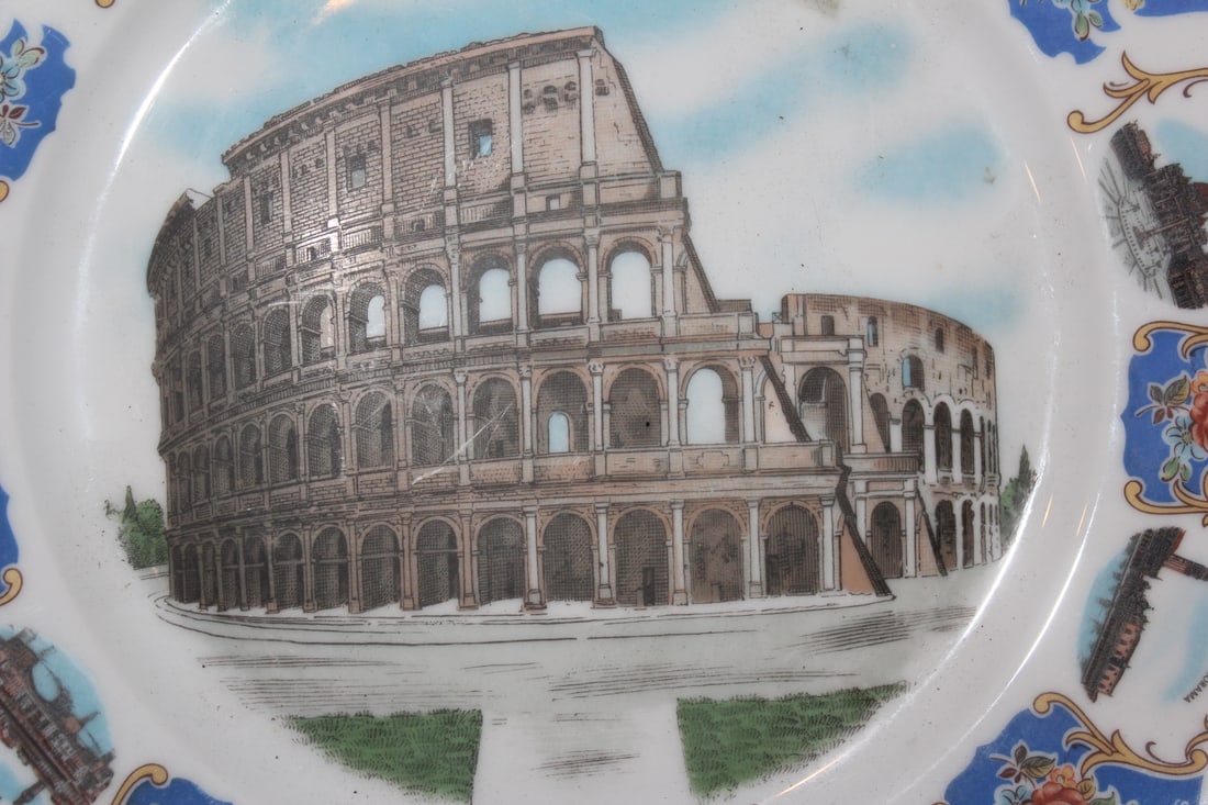 A Rome Ceramic Plate - 2