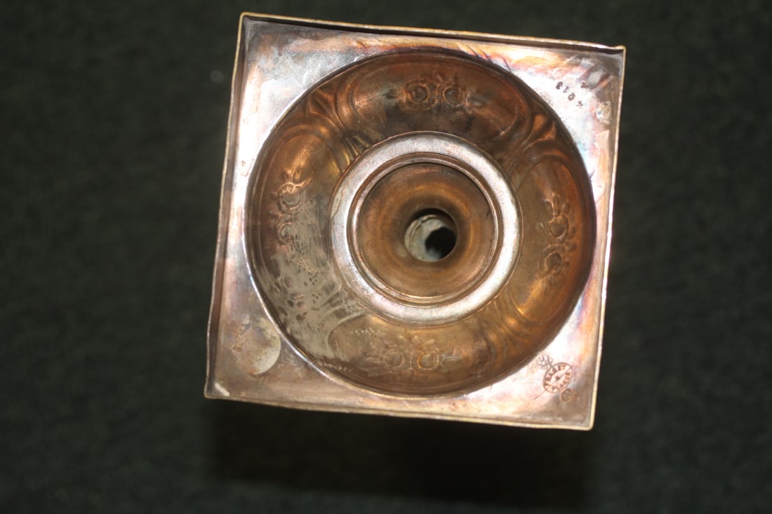 Single Silverplate Candleholder - 7