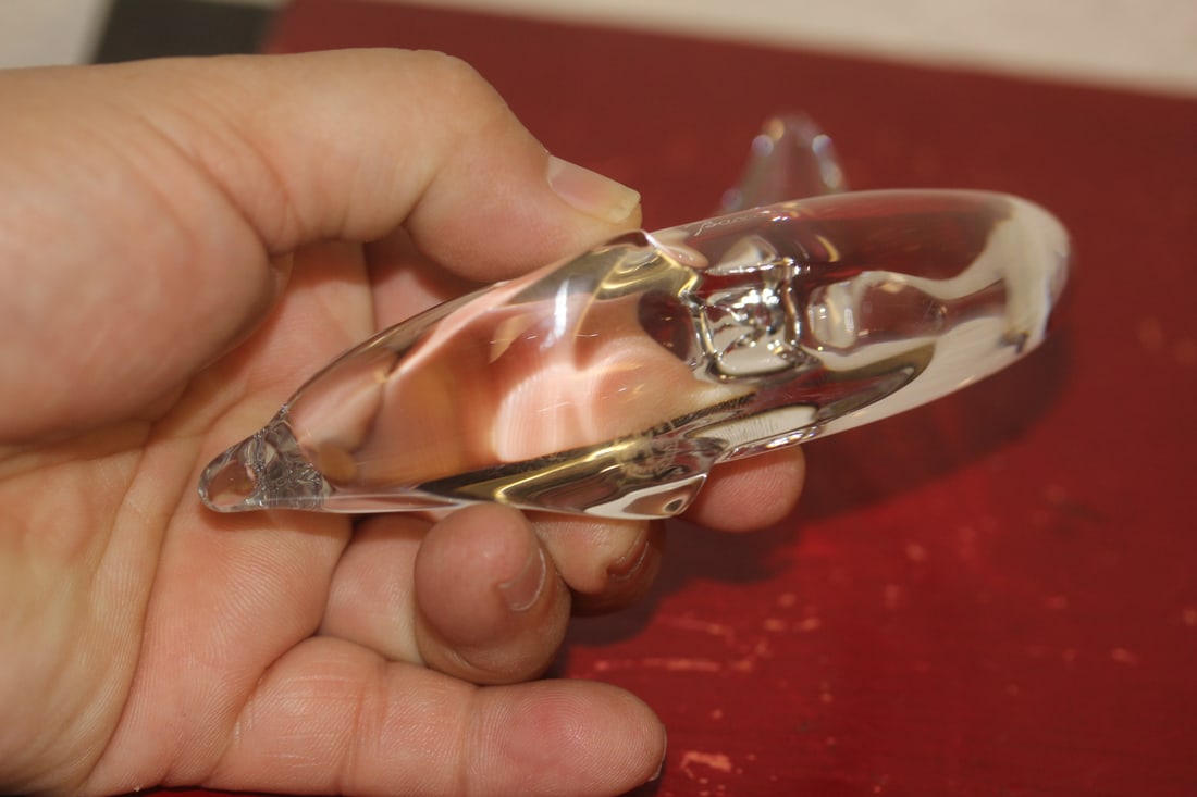 Signed Baccarat Dolphin - 4