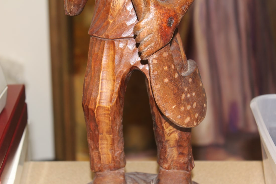 Wooden African Statue - 3