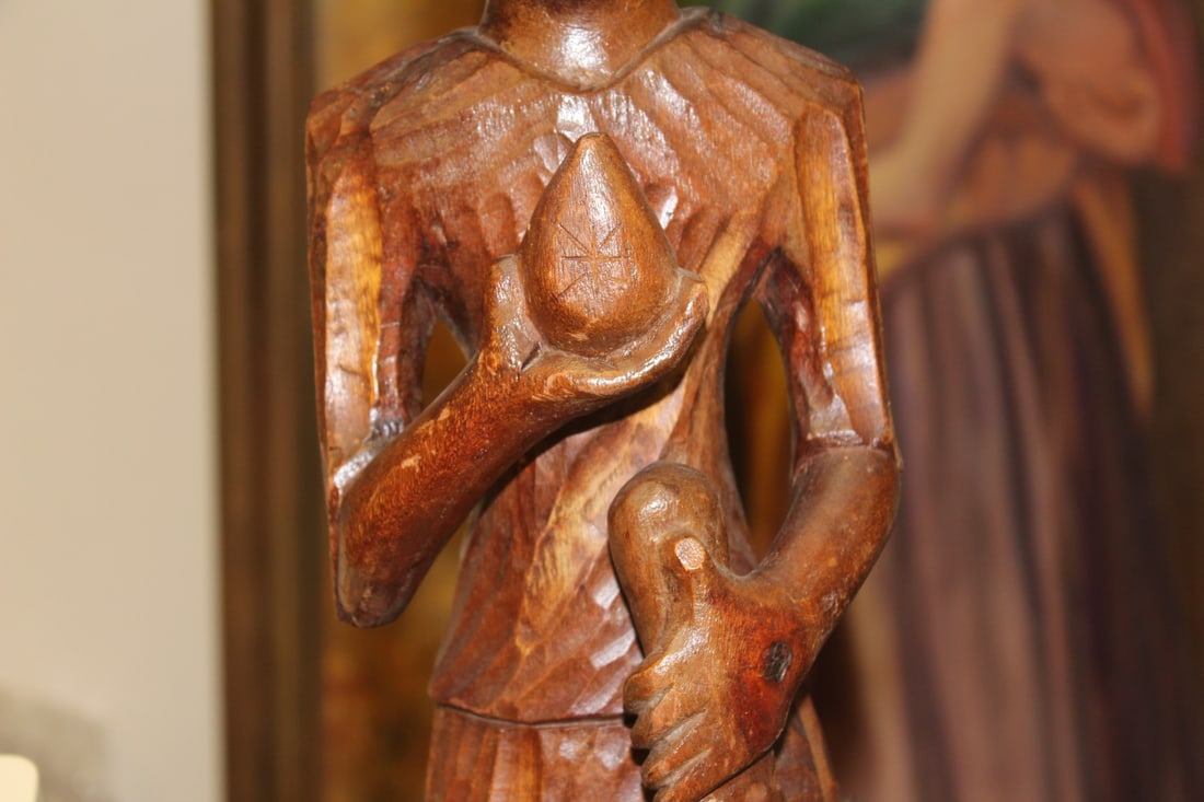 Wooden African Statue - 4