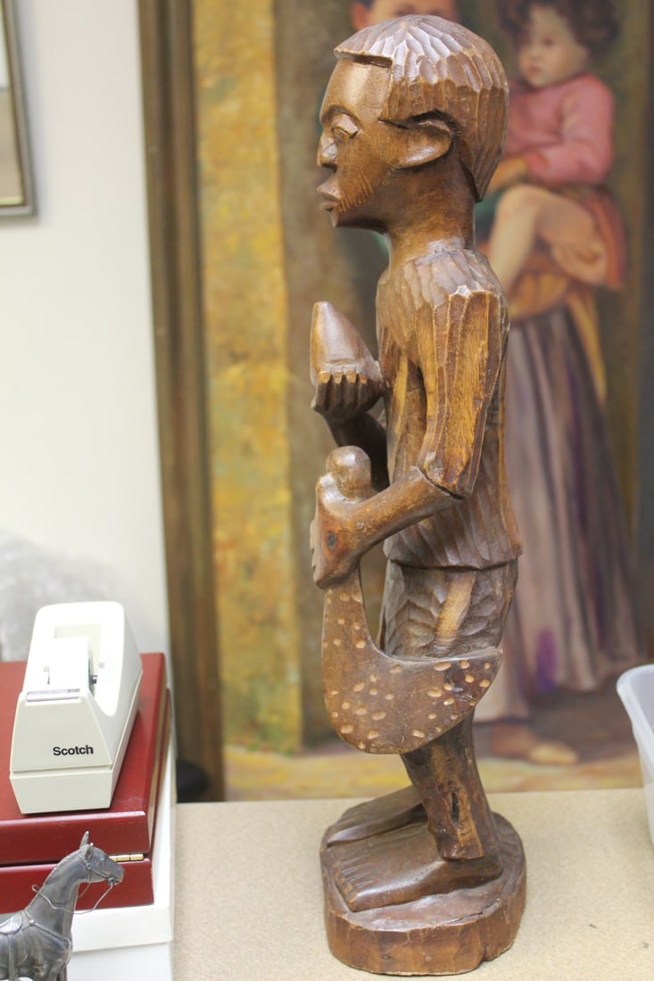Wooden African Statue - 6