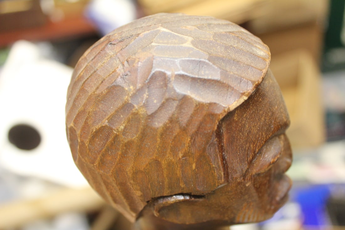 Wooden African Statue - 8