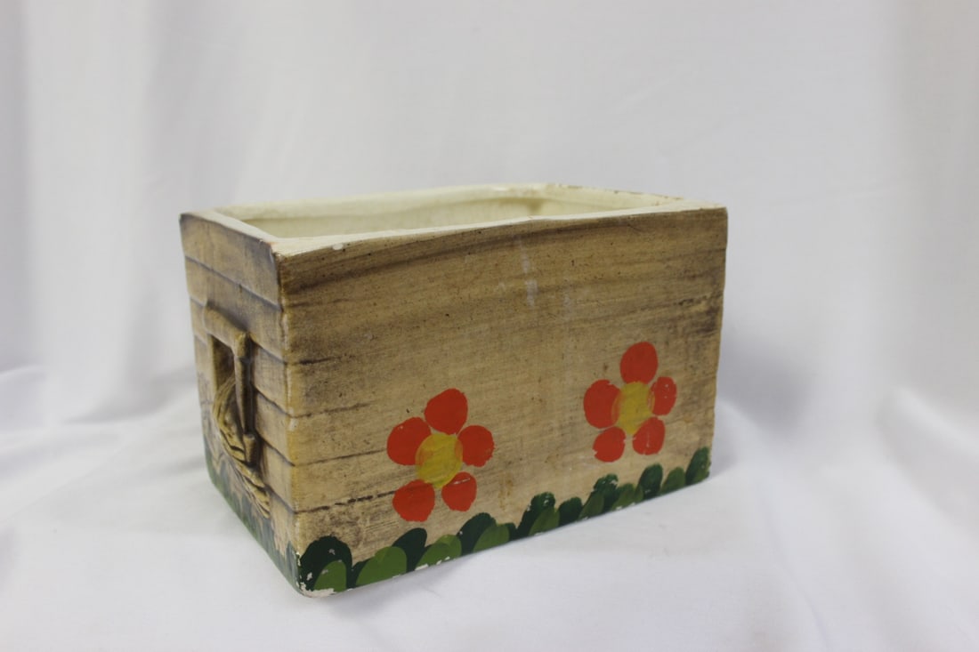 A Ceramic Dog Planter - 4
