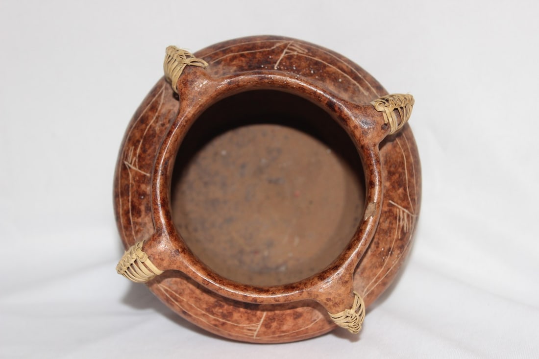 A Clay Etched Jar - 2