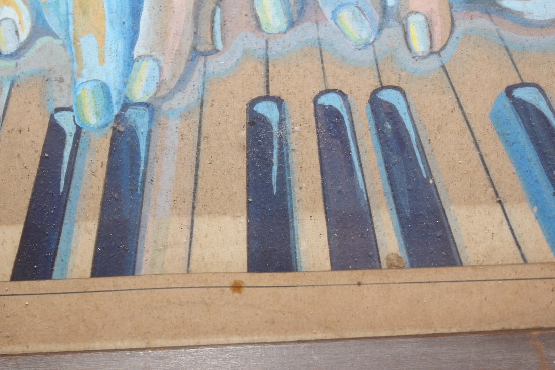 Unsigned Pastel on Board - 5