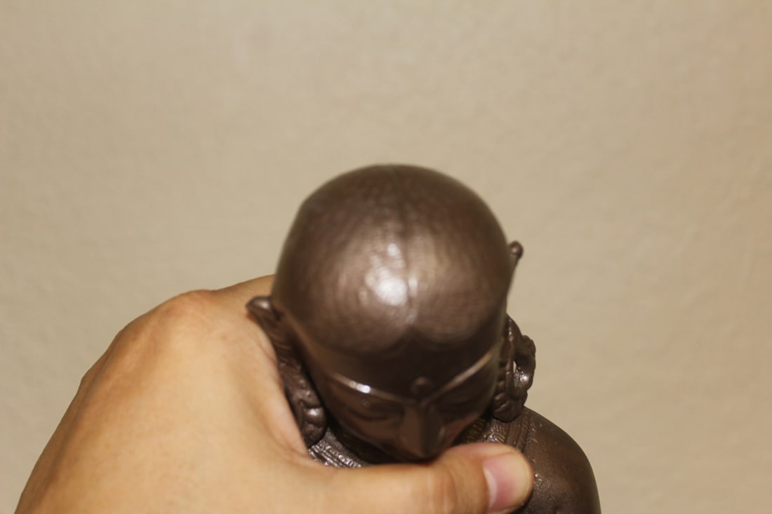 Thai Painted Nude Figurine - 10
