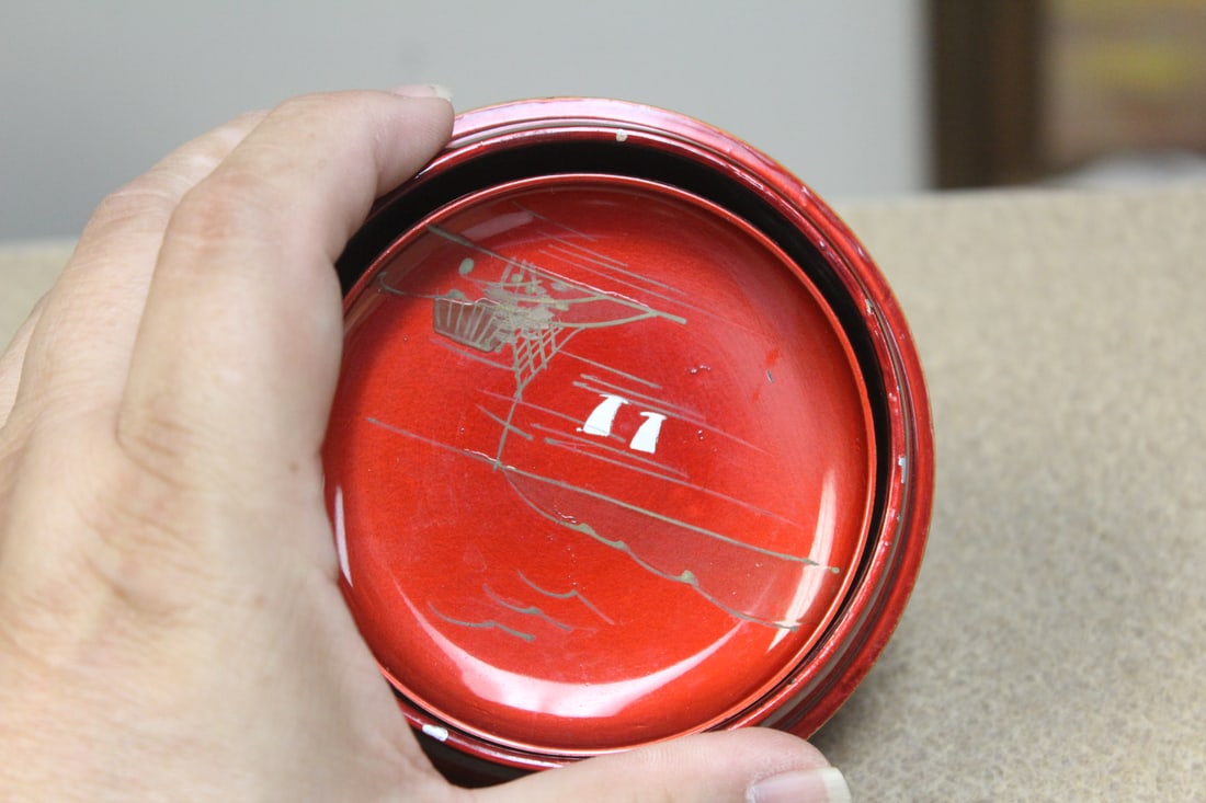 Japanese Lacquer Stacking Plates - 4