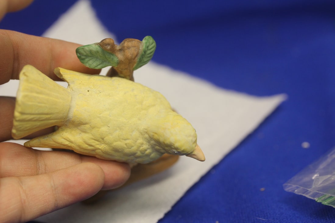 Ceramic Bird Figurine - 2