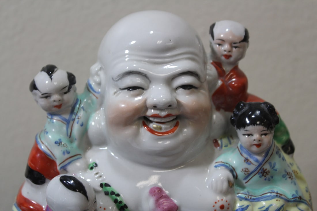 A Chinese Ceramic Buddha - 4