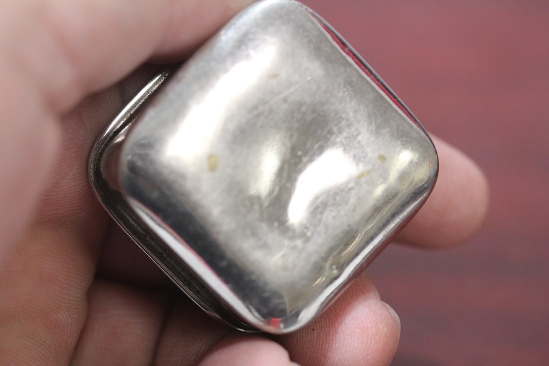 A Silverplated Ornate Trinket Box - 5