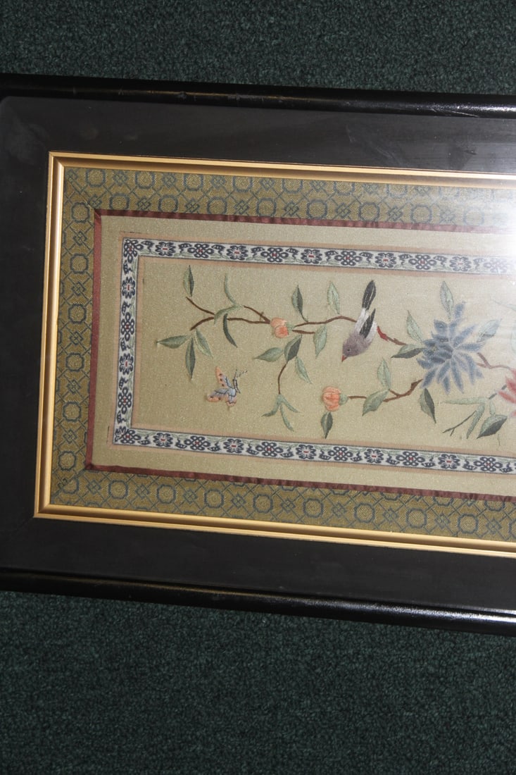 Framed Chinese Silk - 3