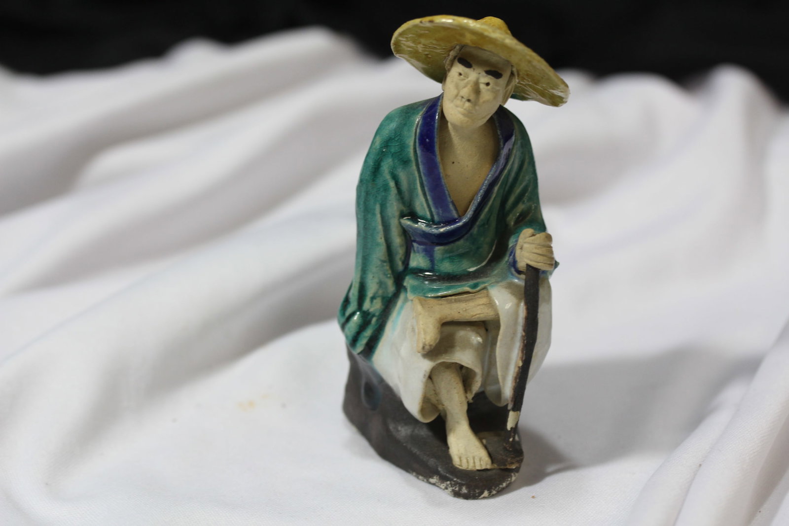 A Vintage Chinese Mudman: Marked "China" - republic period - 5" tall