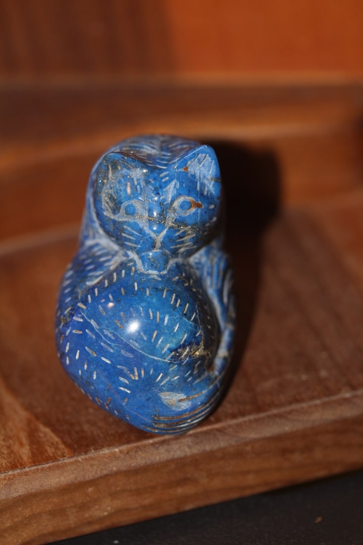 Lapis Lazuli Gemstone Cat - 4