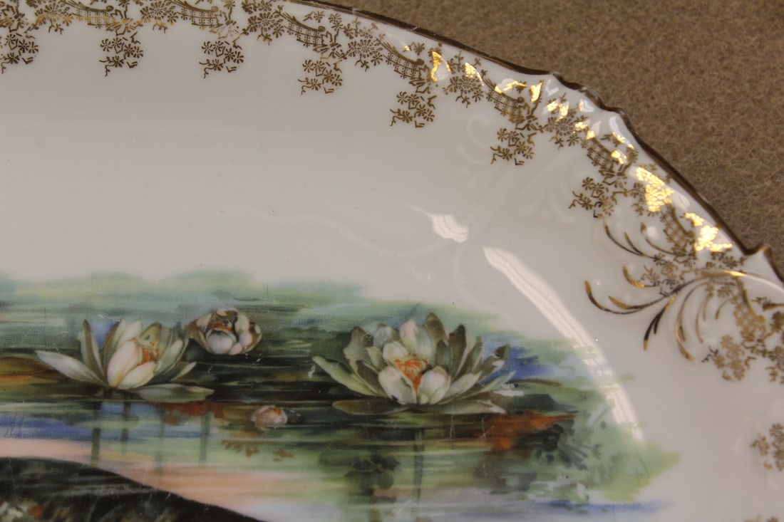 Antique/Vintage Limoges Fish Large Platter - 6