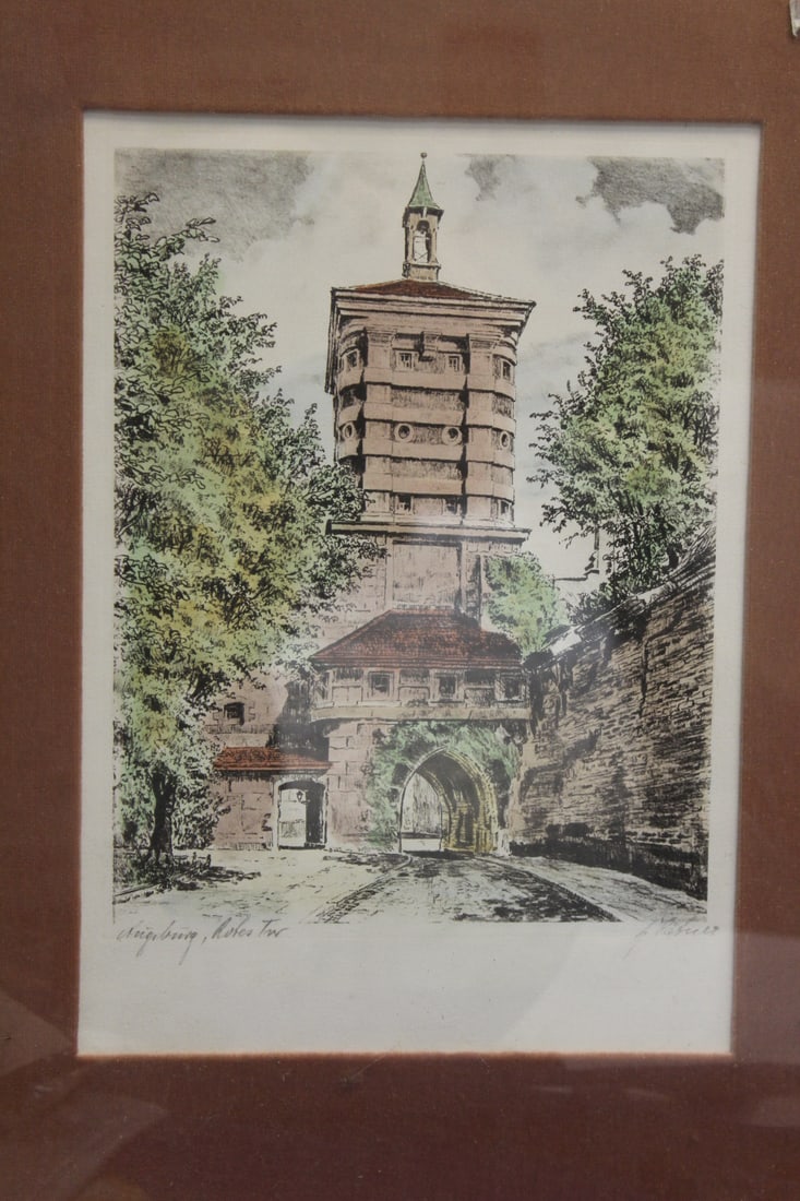 signed J. Kaetner Lithograph (1 of 6)