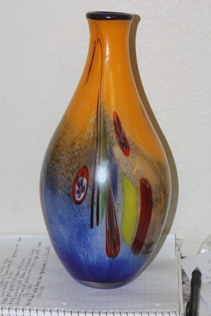 Milifiori Art Glass Vase (1 of 6)